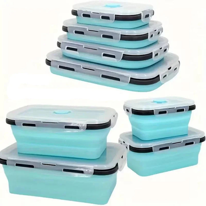 SiliconeFlex | Collapsible Leak-Proof Food Storage Containers Set 14