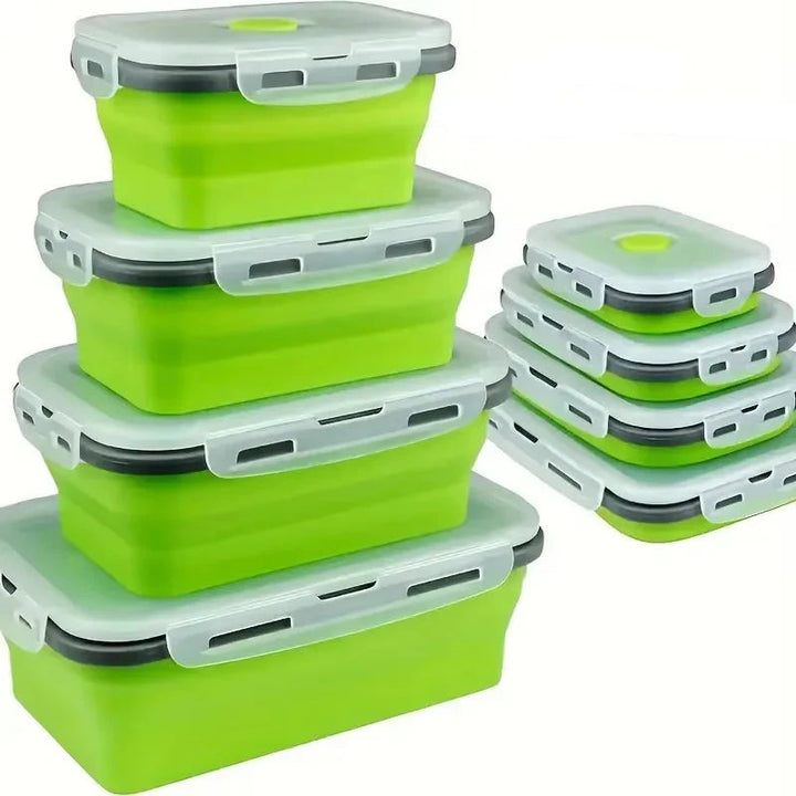 SiliconeFlex | Collapsible Leak-Proof Food Storage Containers Set 9