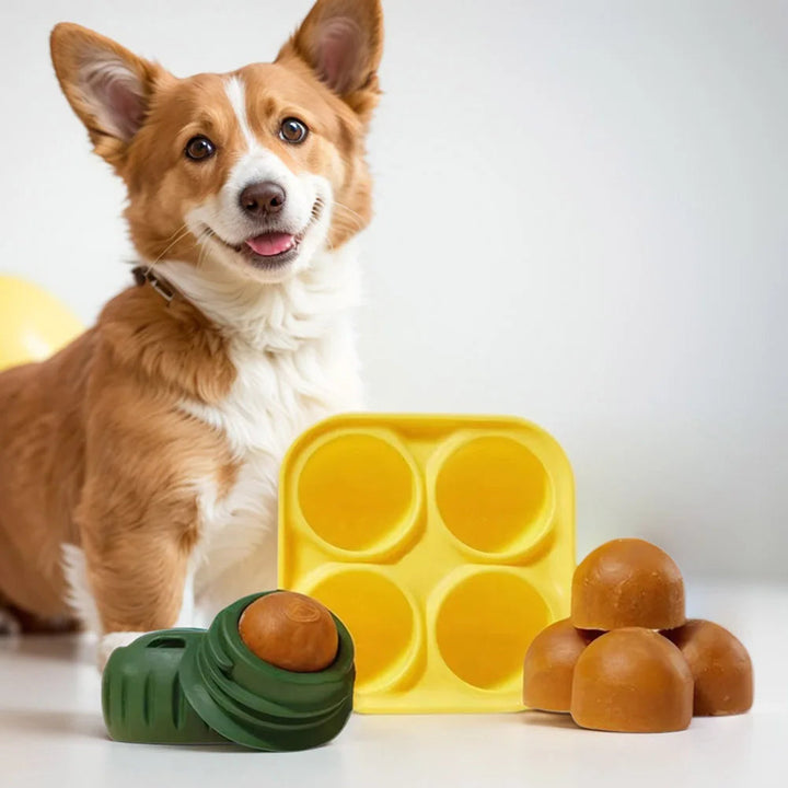Silicone Slow Feeder for Dogs & Refillable Chew Toy for Dogs 0