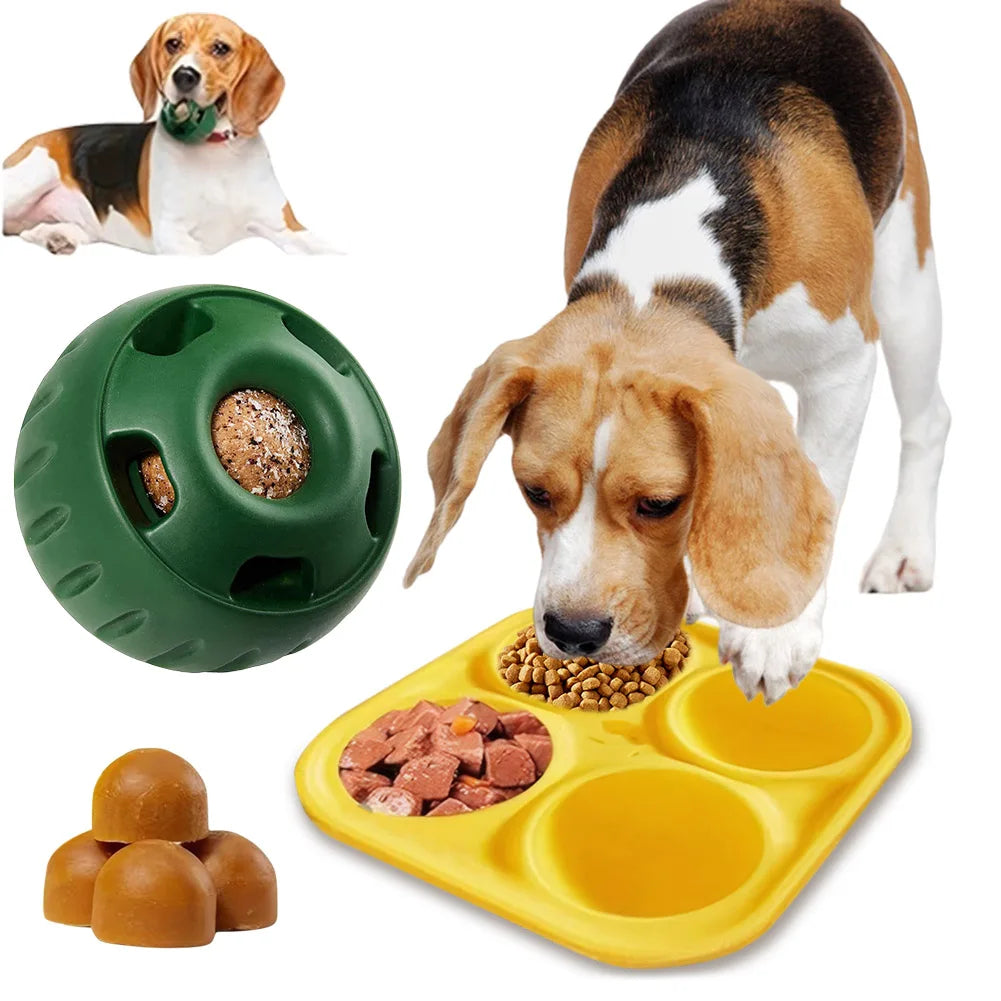 Silicone Slow Feeder for Dogs & Refillable Chew Toy for Dogs 1