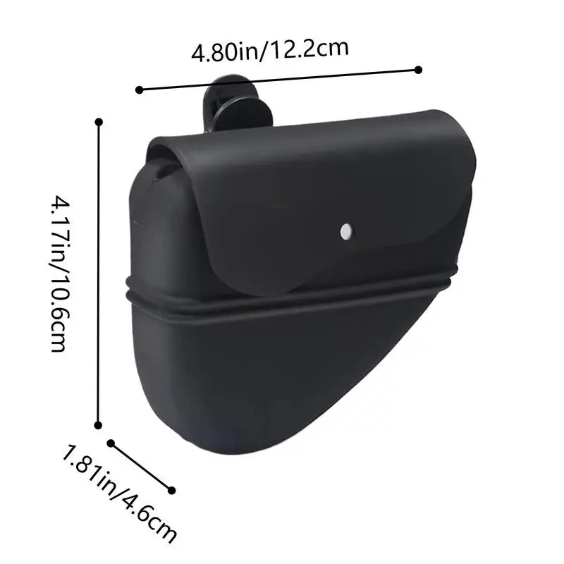 Silicone dog treat bag for training with waist clip 4