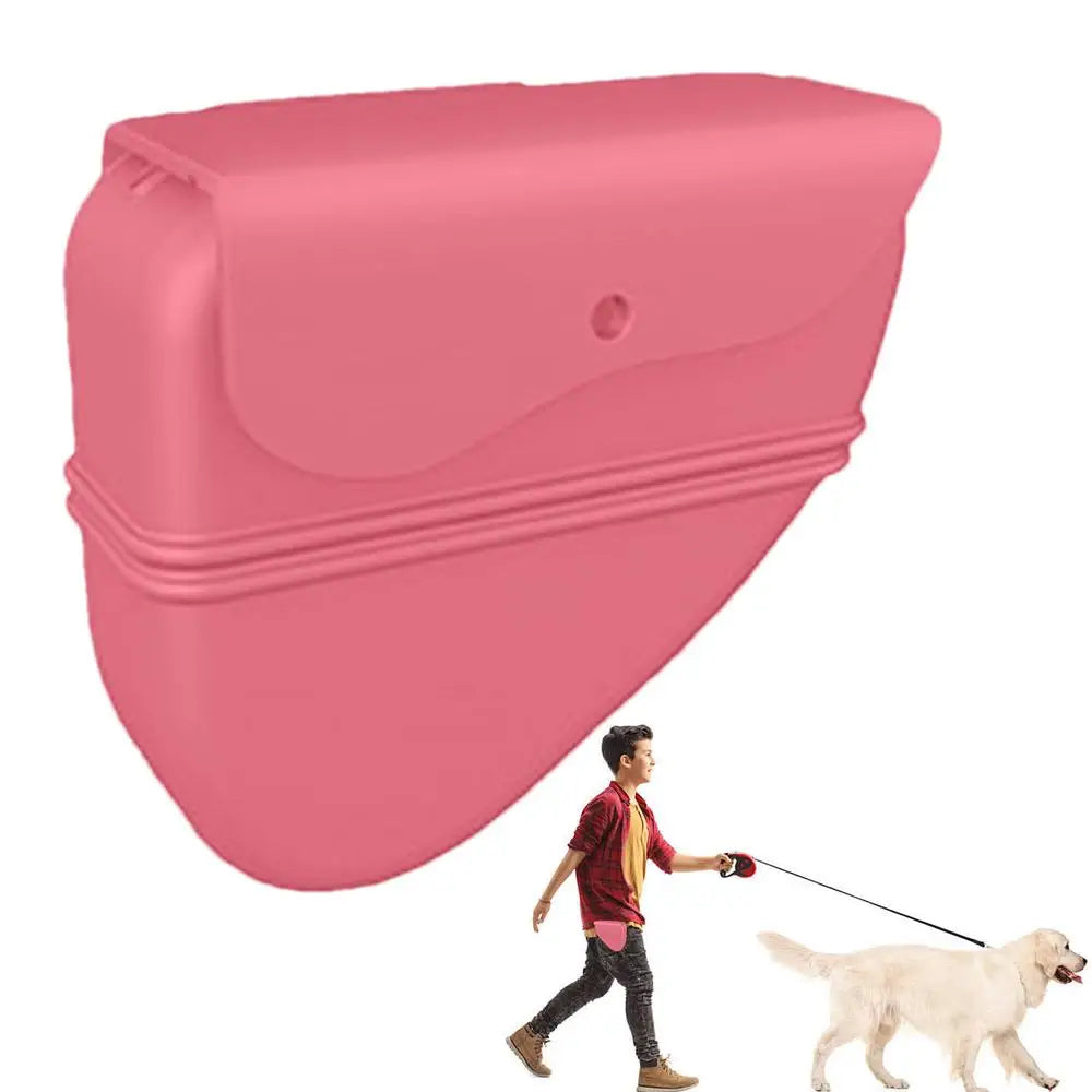Silicone dog treat bag for training with waist clip 6