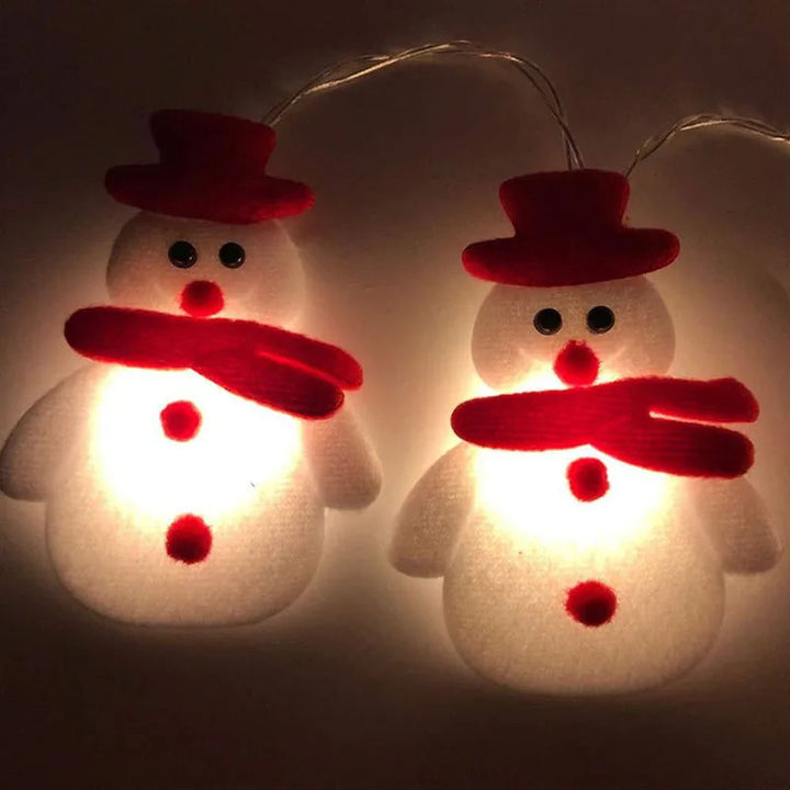 SnowmanGlow | Plush Snowman String Lights for Holiday Parties 2