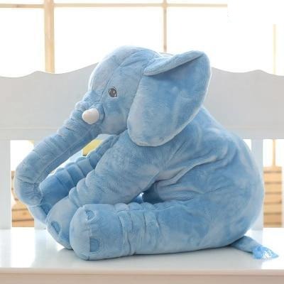 Soft Baby Elephant Plush Toy – Huggable Pillow for Comfort, Nap Time, and Early Learning 3