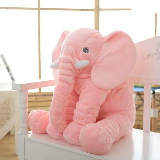 Soft Baby Elephant Plush Toy – Huggable Pillow for Comfort, Nap Time, and Early Learning 4
