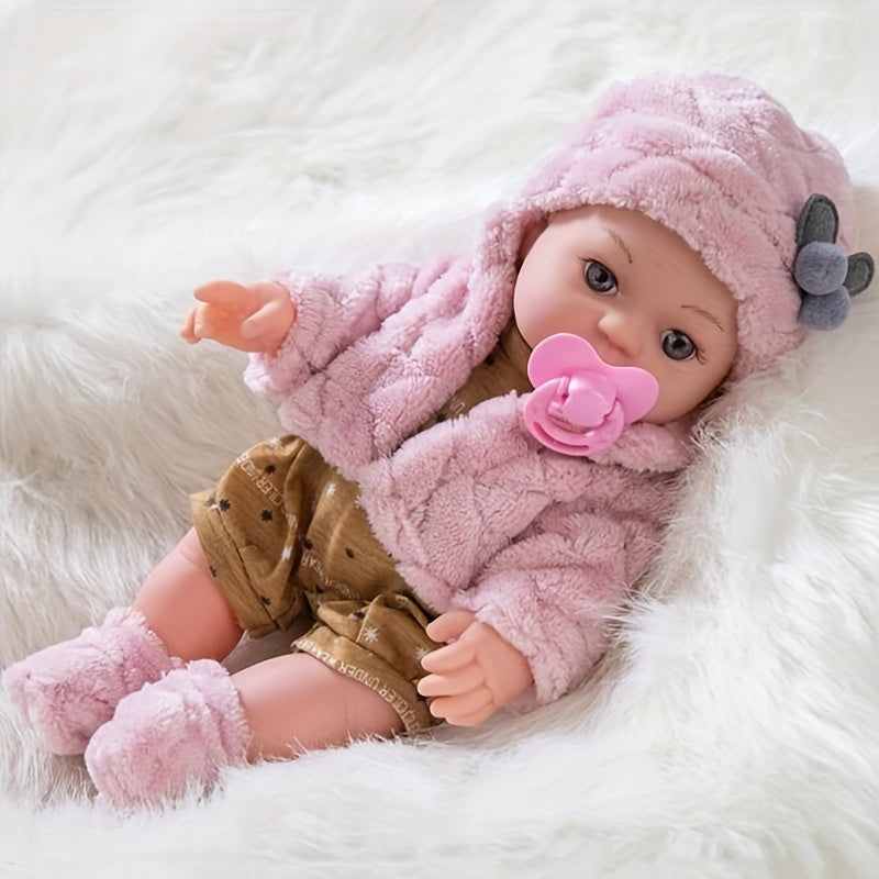 Soft Silicone Baby Doll Toy – Realistic Newborn Doll for Toddlers and Kids’ Playtime 0