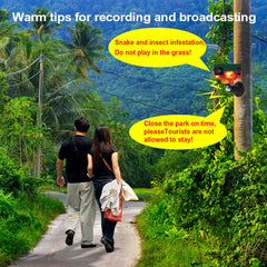 Solar-powered bird deterrent with flashing light 1