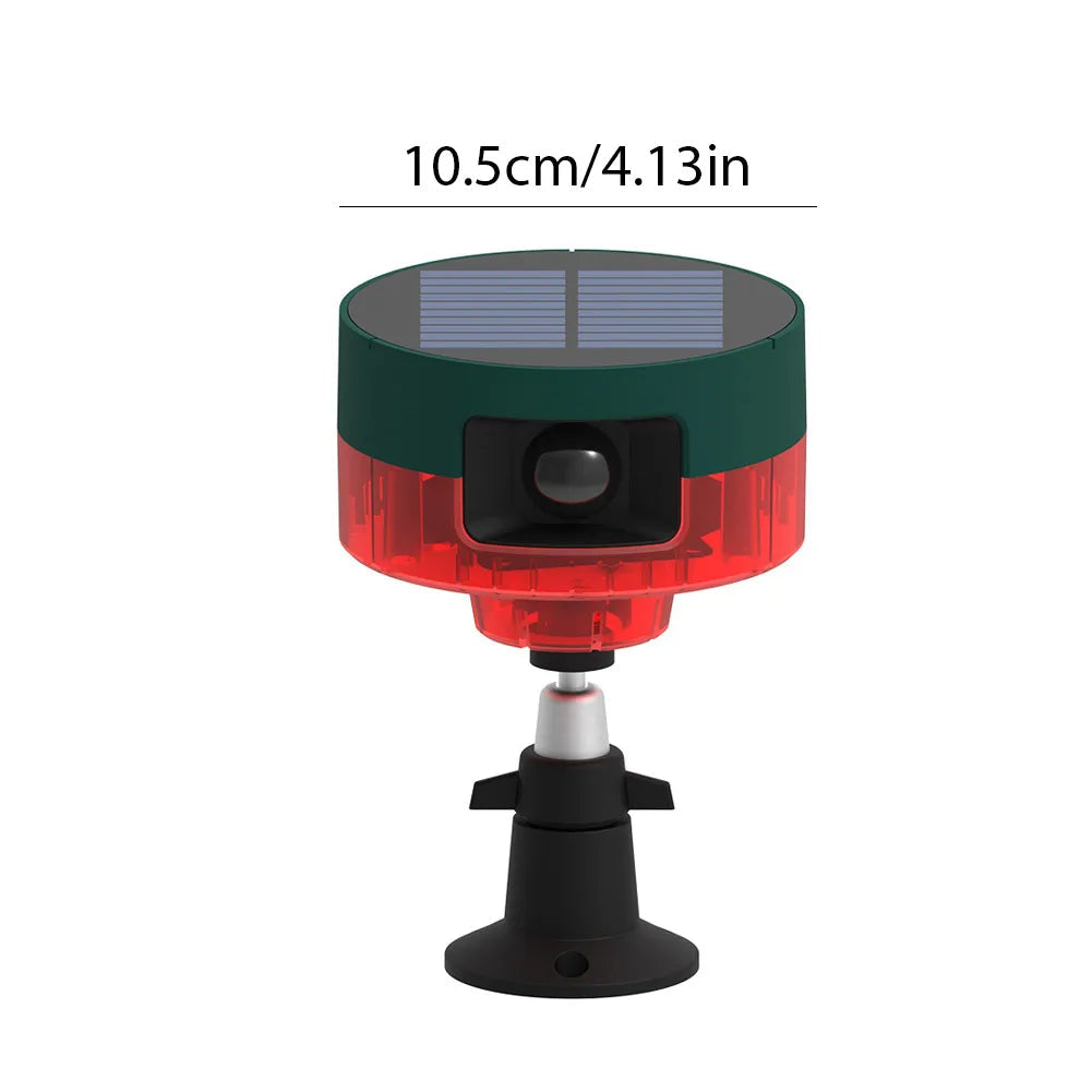 Solar-powered bird deterrent with flashing light 3
