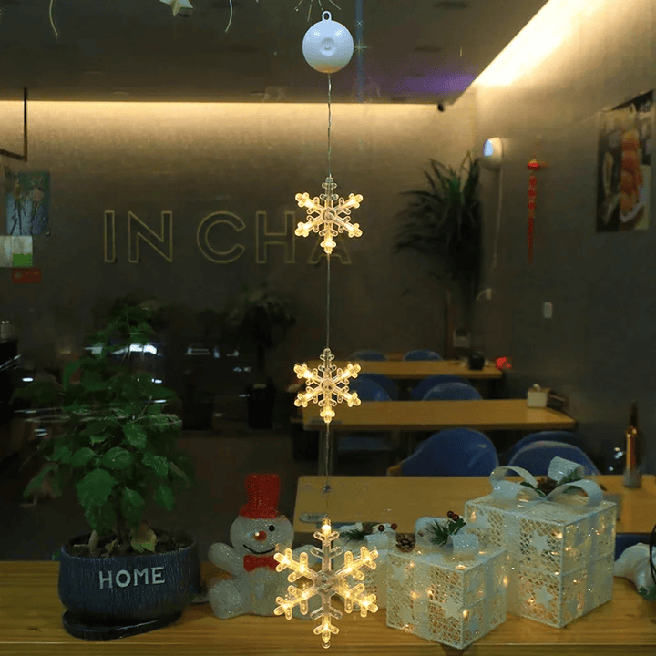 SparkleLights | Snowflake Star LED Lamp for Christmas Decor 18