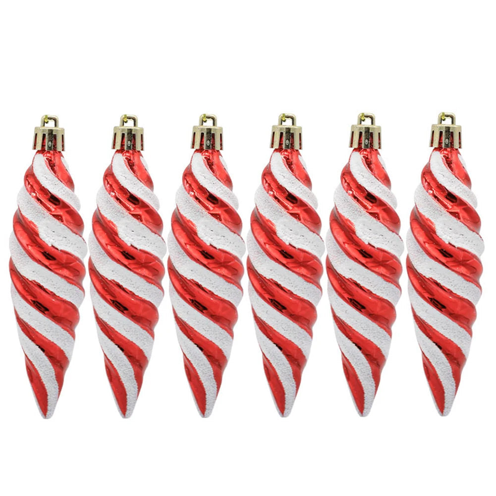 Spiral Ornaments | Christmas Ball Hanging Pendant Set 0