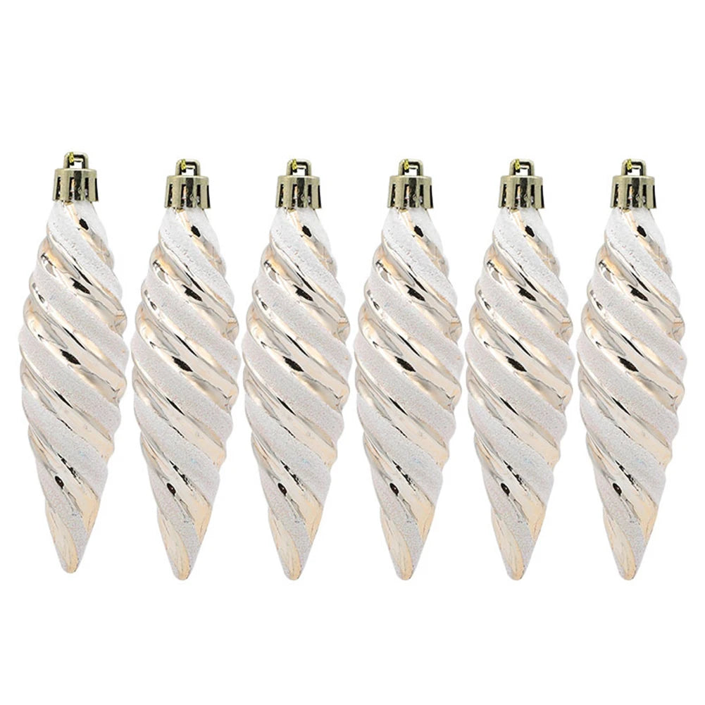 Spiral Ornaments | Christmas Ball Hanging Pendant Set 5