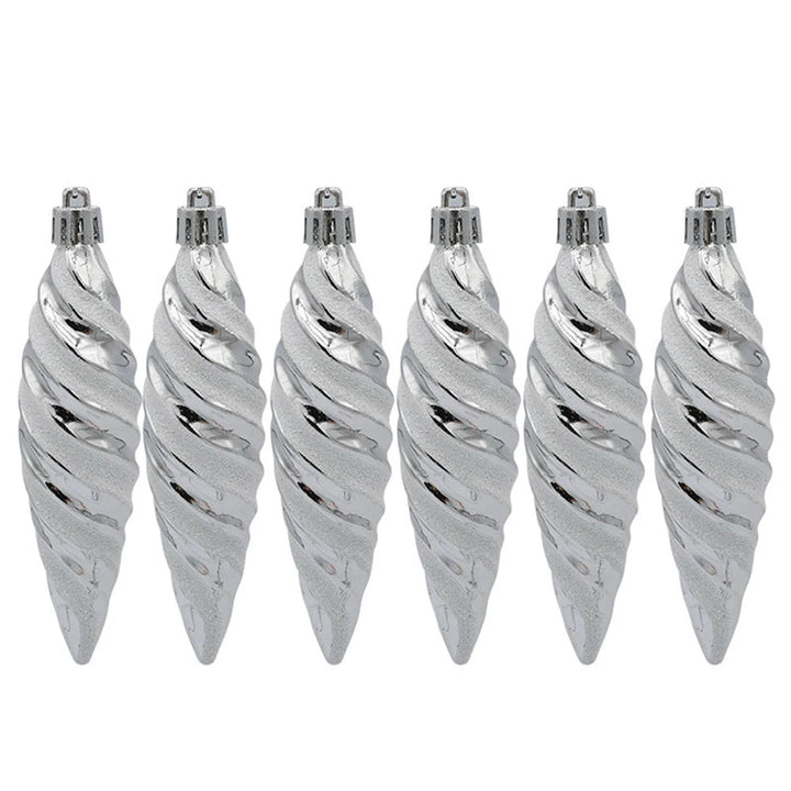 Spiral Ornaments | Christmas Ball Hanging Pendant Set 7