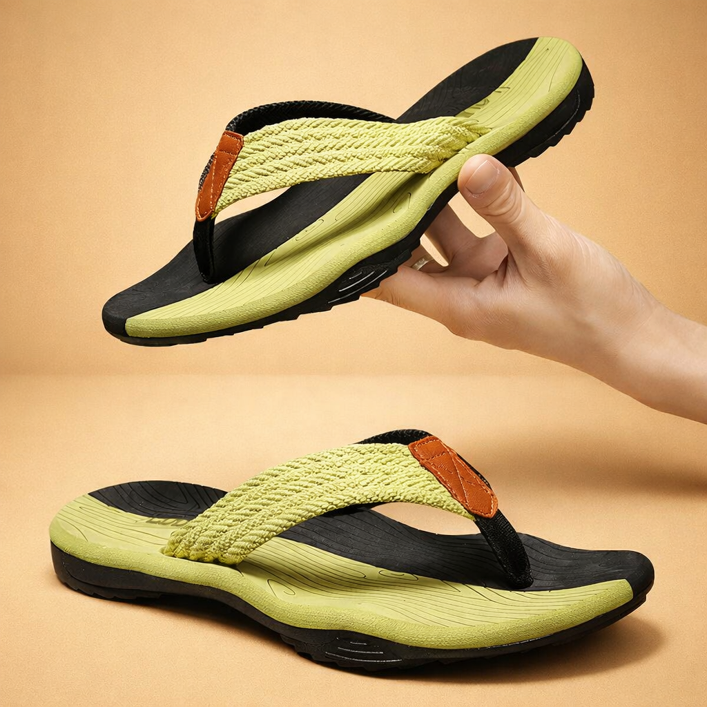 Zuzanna | Sporty flip-flops with a toe strap