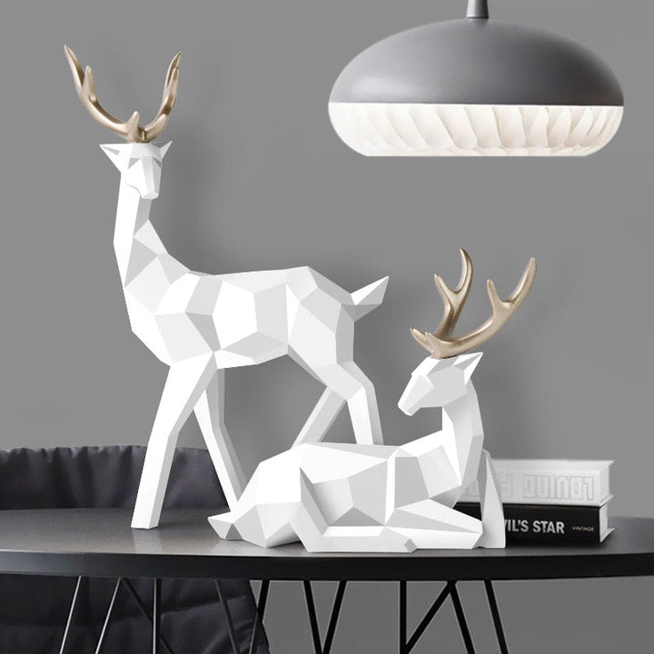 Stag Figures Sculpture 0