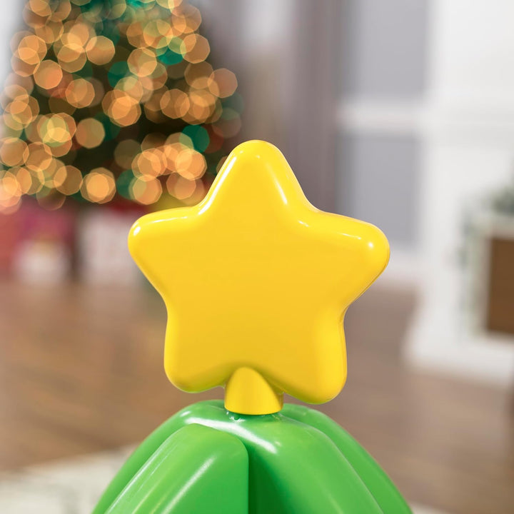 StarPlay – Wooden Christmas Tree Playset with Educational Ornaments 2