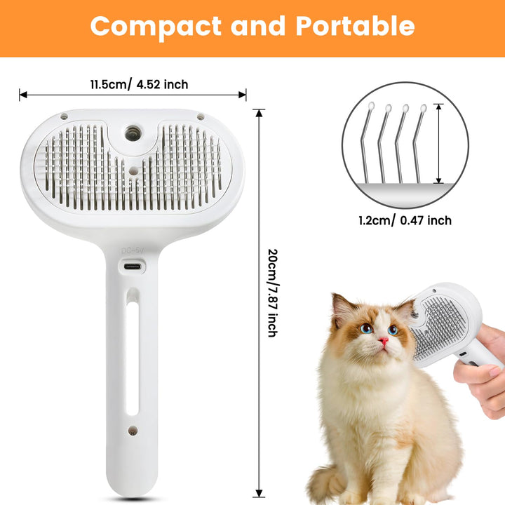 Steam brush for cats and dogs 4