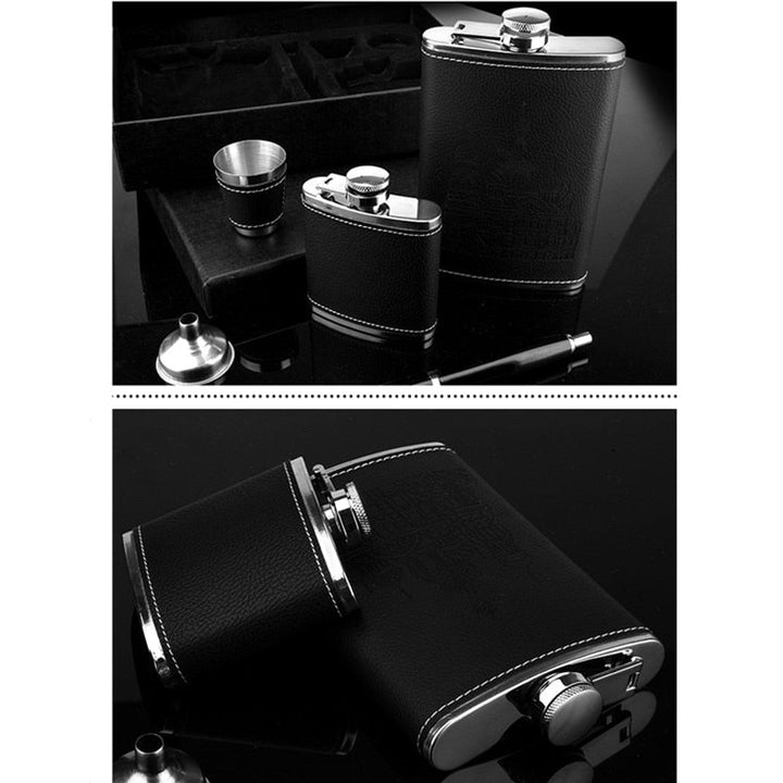 StellarCraft | Stainless Steel Hip Flask Set with Portable Design 4