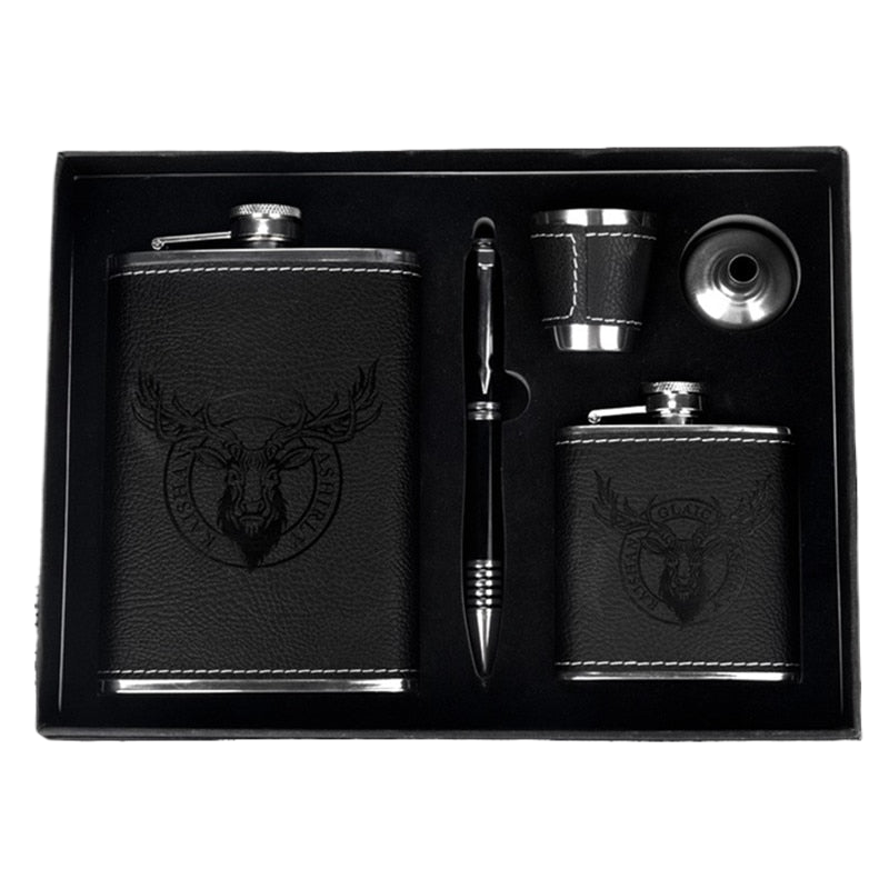 StellarCraft | Stainless Steel Hip Flask Set with Portable Design 7