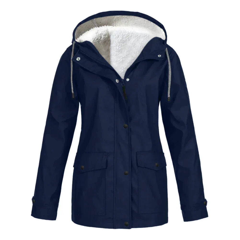 Stylish rain jacket for women | Warm 4