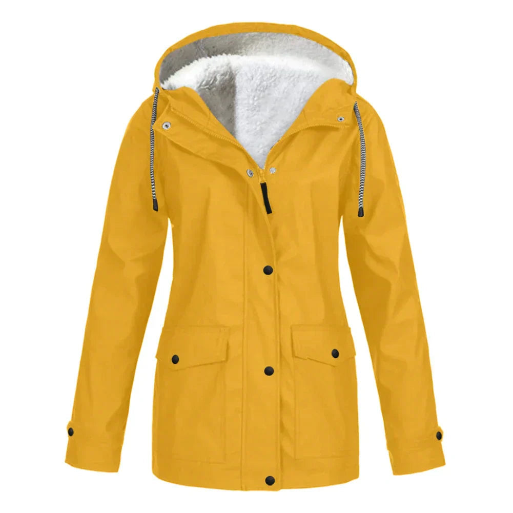 Stylish rain jacket for women | Warm 5