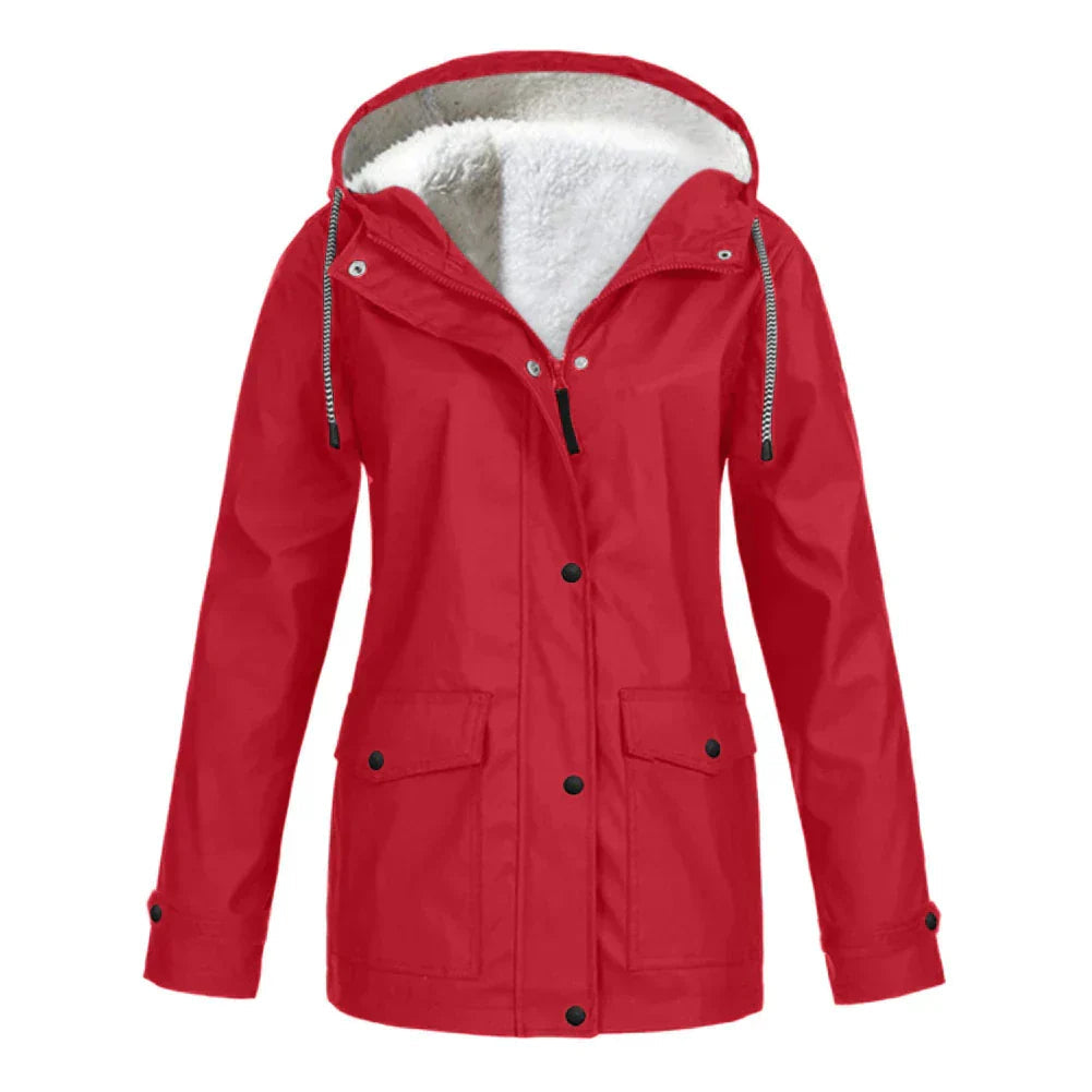 Stylish rain jacket for women | Warm 7