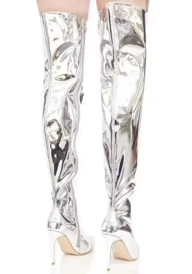 Stylish women's over-the-knee boots | With zipper 3