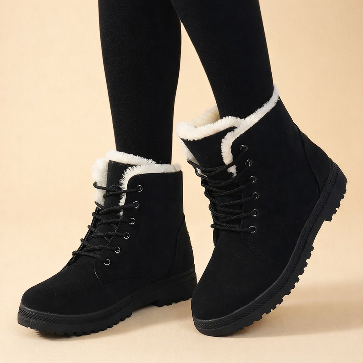 Bottines courtes élégantes pour femmes – Confortables et chaudes pour l'hiver