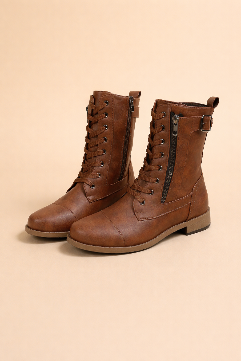 Bottines à lacets basses pour femmes – Élégantes et confortables