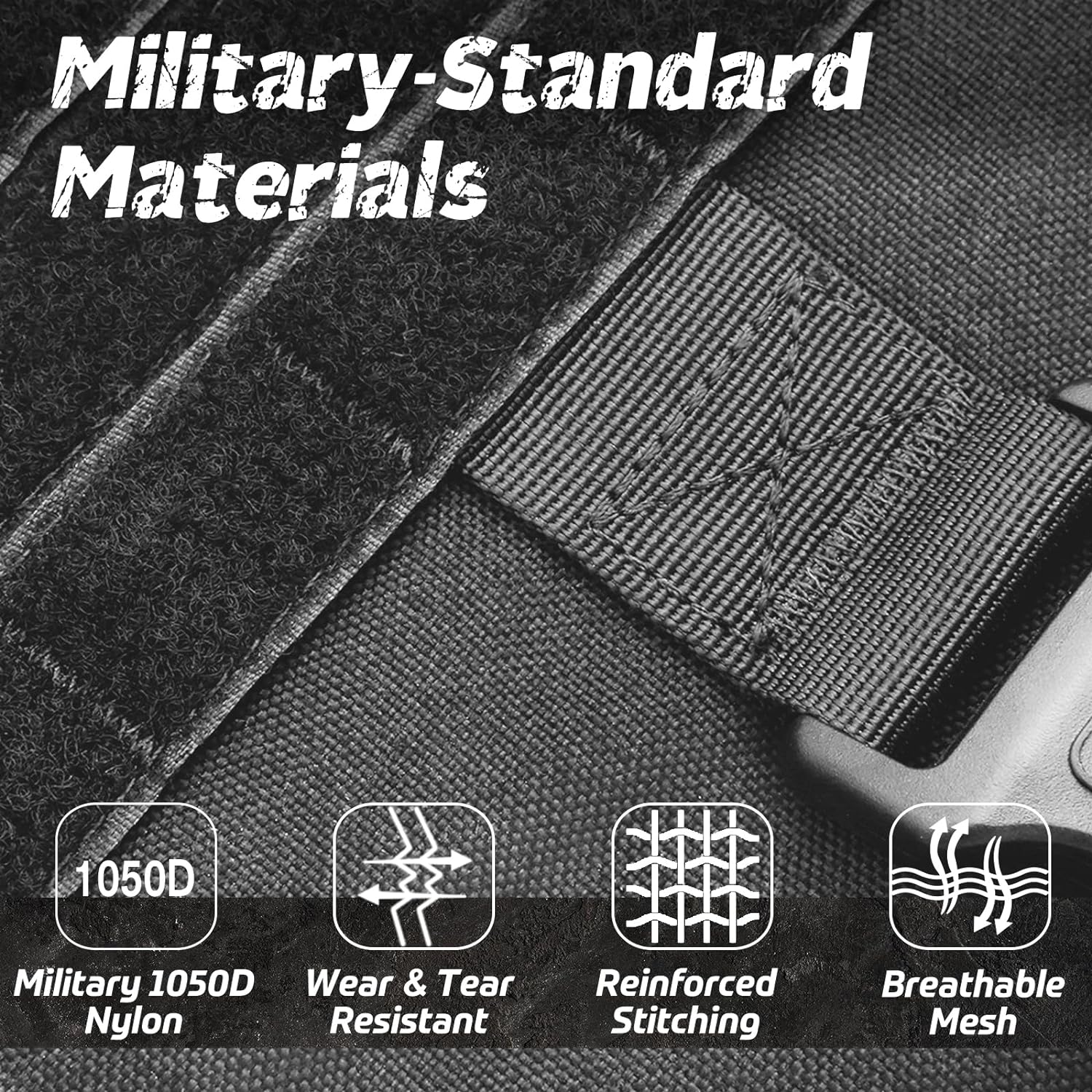 Tactical no-pull dog harness 1