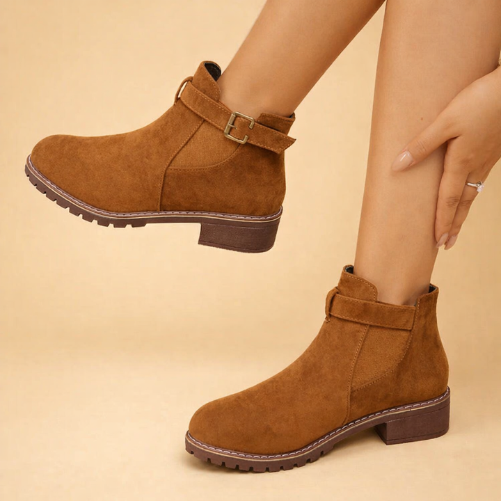Bottes d'hiver à talon épais pour femmes – Élégantes et confortables