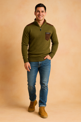 Teodor | Zipper Turtleneck for Modern Men 1