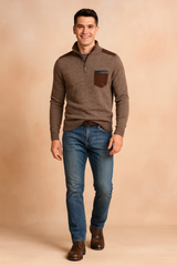 Teodor | Zipper Turtleneck for Modern Men 2