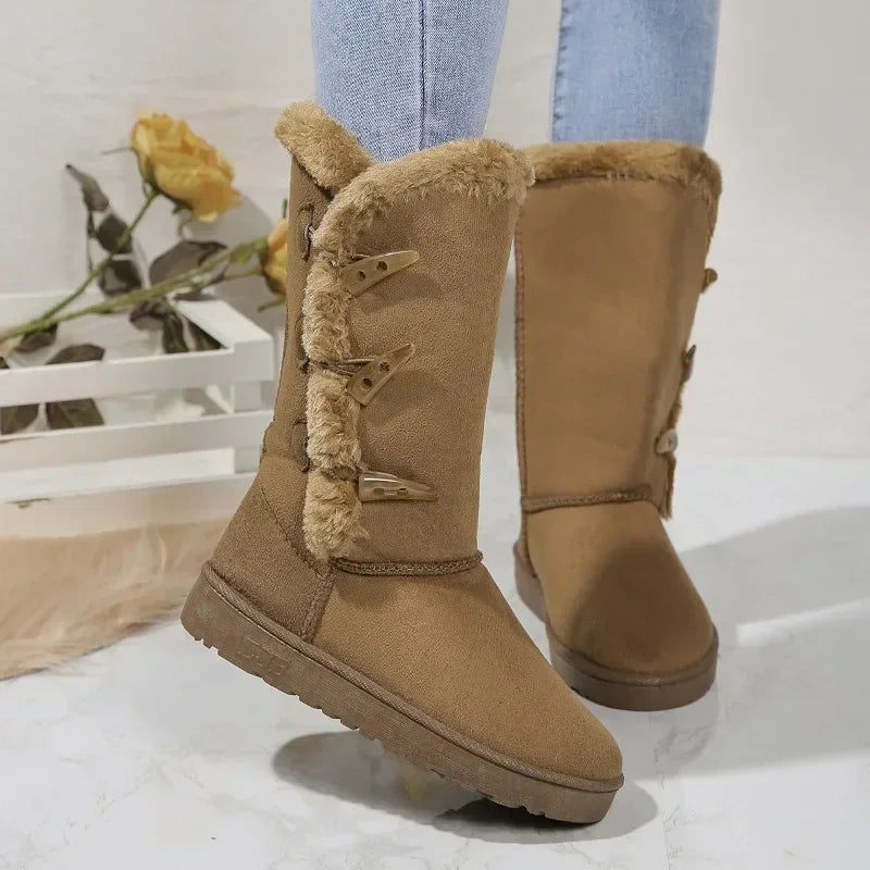 Thick-Soled Snow Boots for Women – Stylish & Warm 1