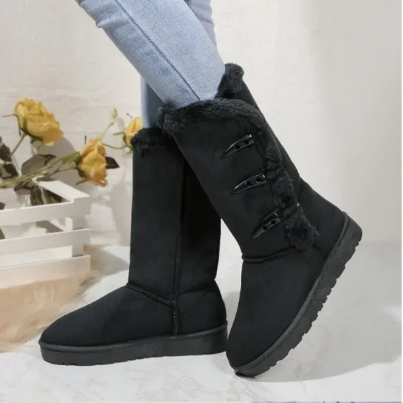 Thick-Soled Snow Boots for Women – Stylish & Warm 2