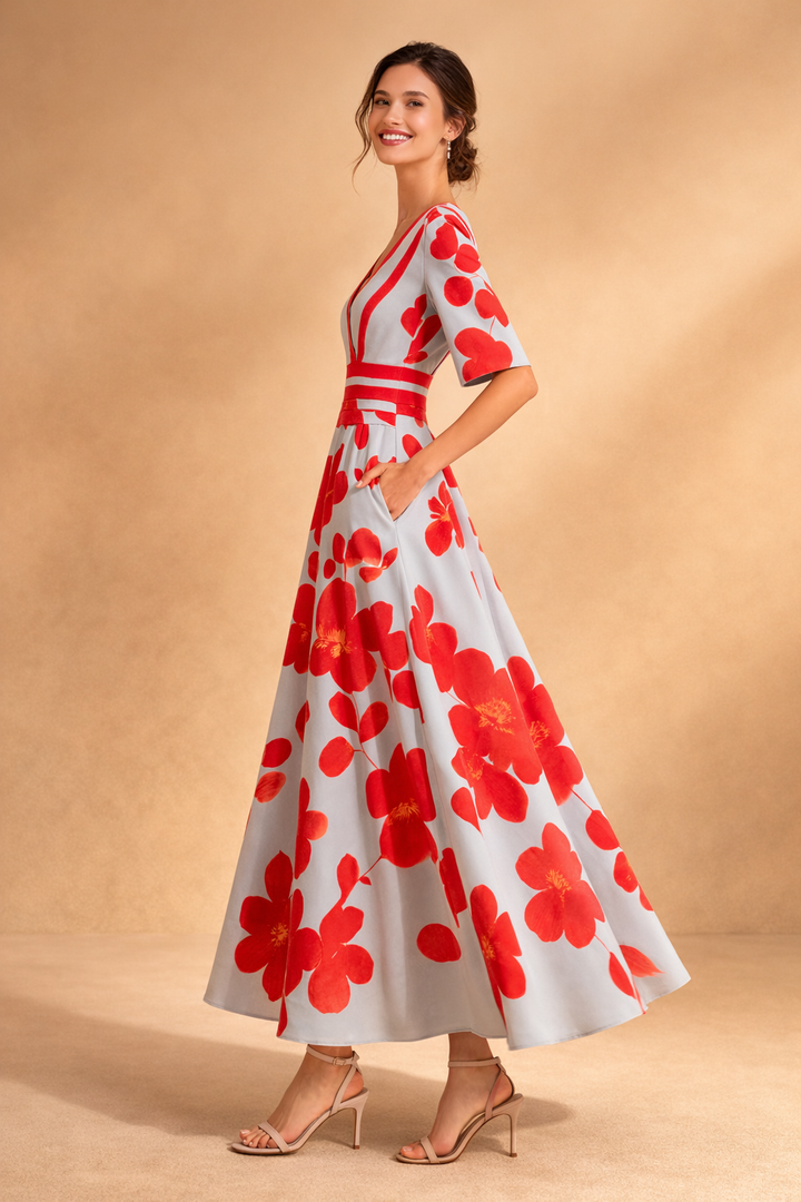 ELEANOR | Robe maxi élégante intemporelle