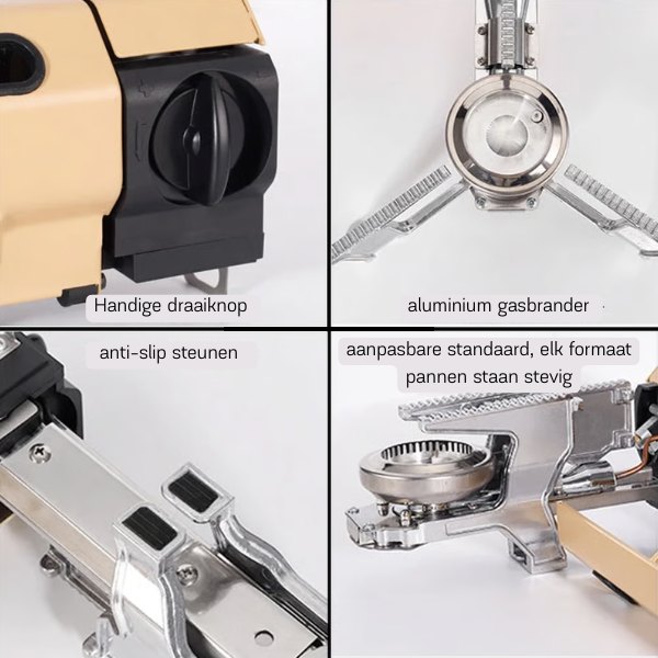 TrekFlame | Ultra-Lightweight Portable Camping Gas Stove for Outdoor Cooking 5