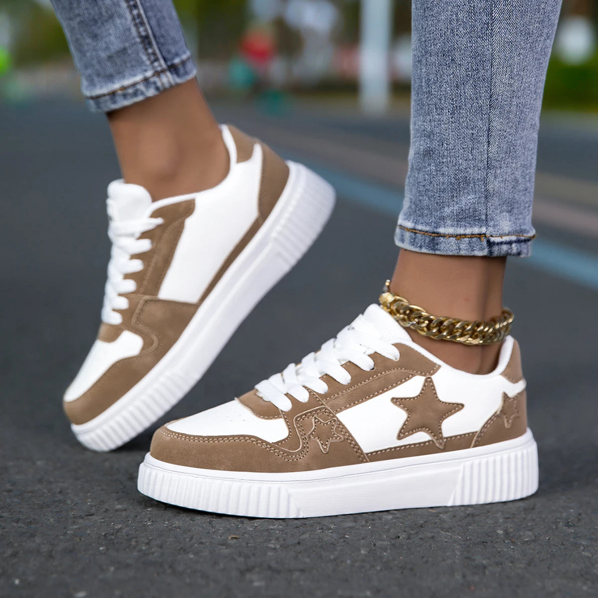 Trendy Casual Sneakers for Women – Lightweight & Comfortable 0