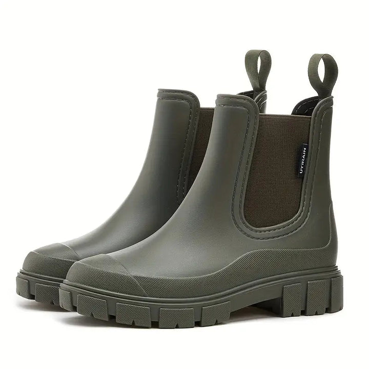 Trendy waterproof rain boots 4