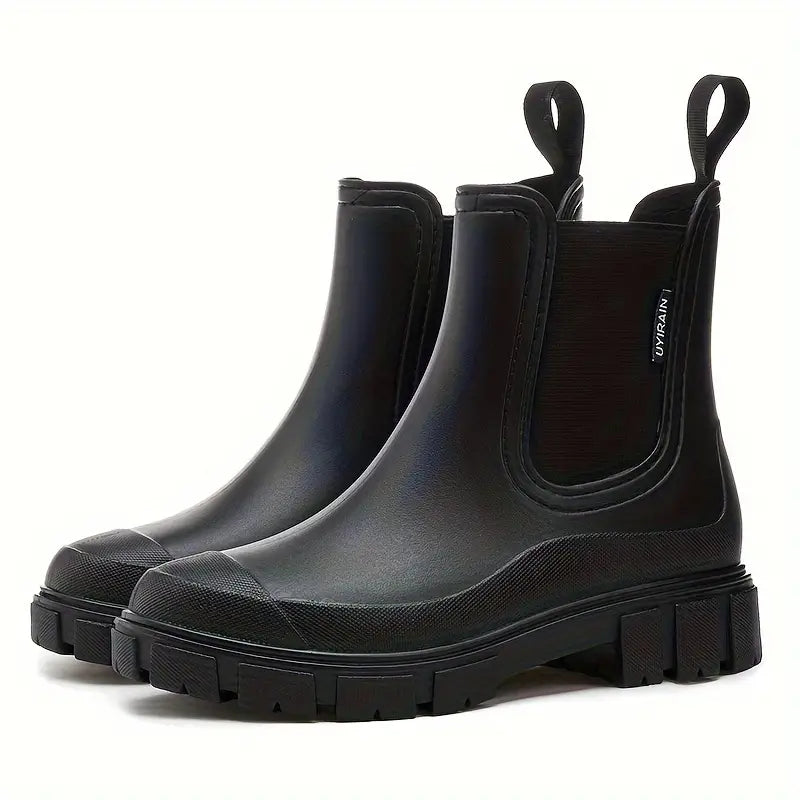 Trendy waterproof rain boots 5