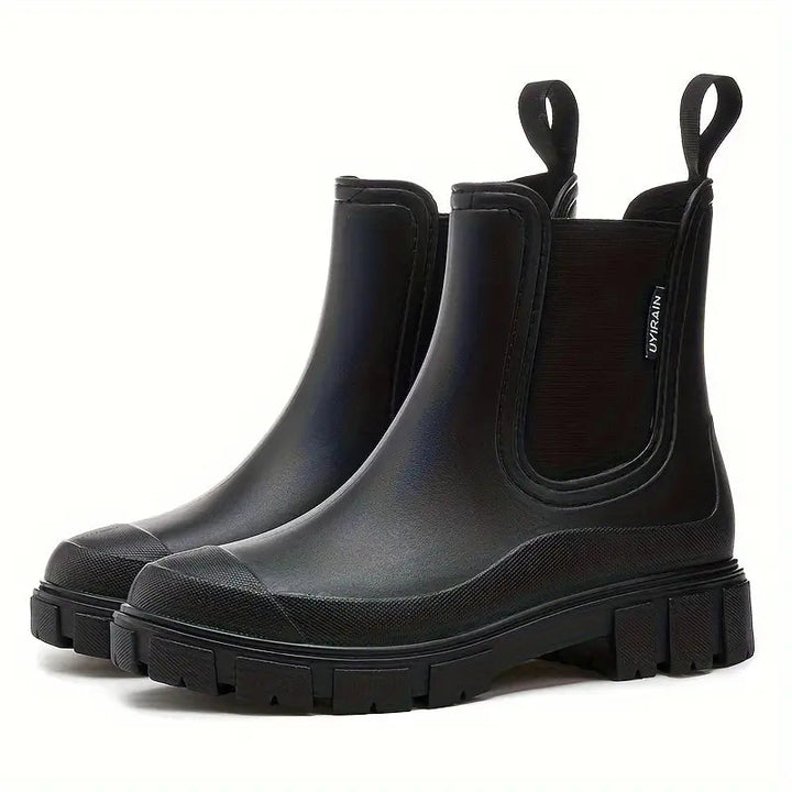 Trendy waterproof rain boots 5