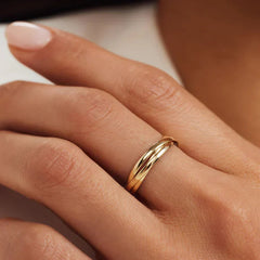 Trielle Gold Ring of High Quality – Elegant Jewelry for Every Occasion 2