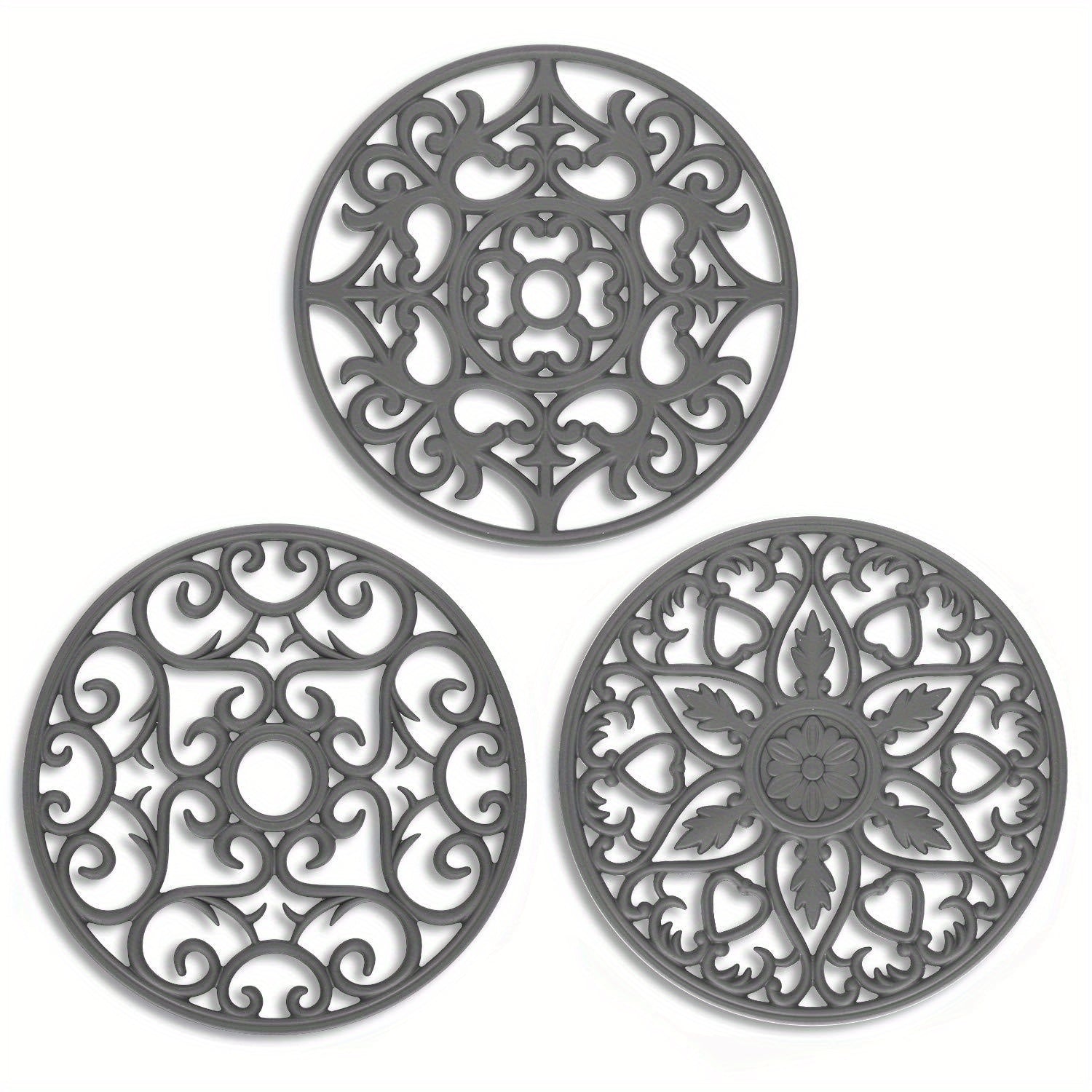 TrivetPro | Heat-Resistant Silicone Kitchen Trivet Set 6