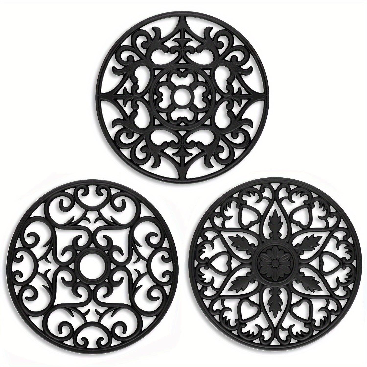 TrivetPro | Heat-Resistant Silicone Kitchen Trivet Set 8
