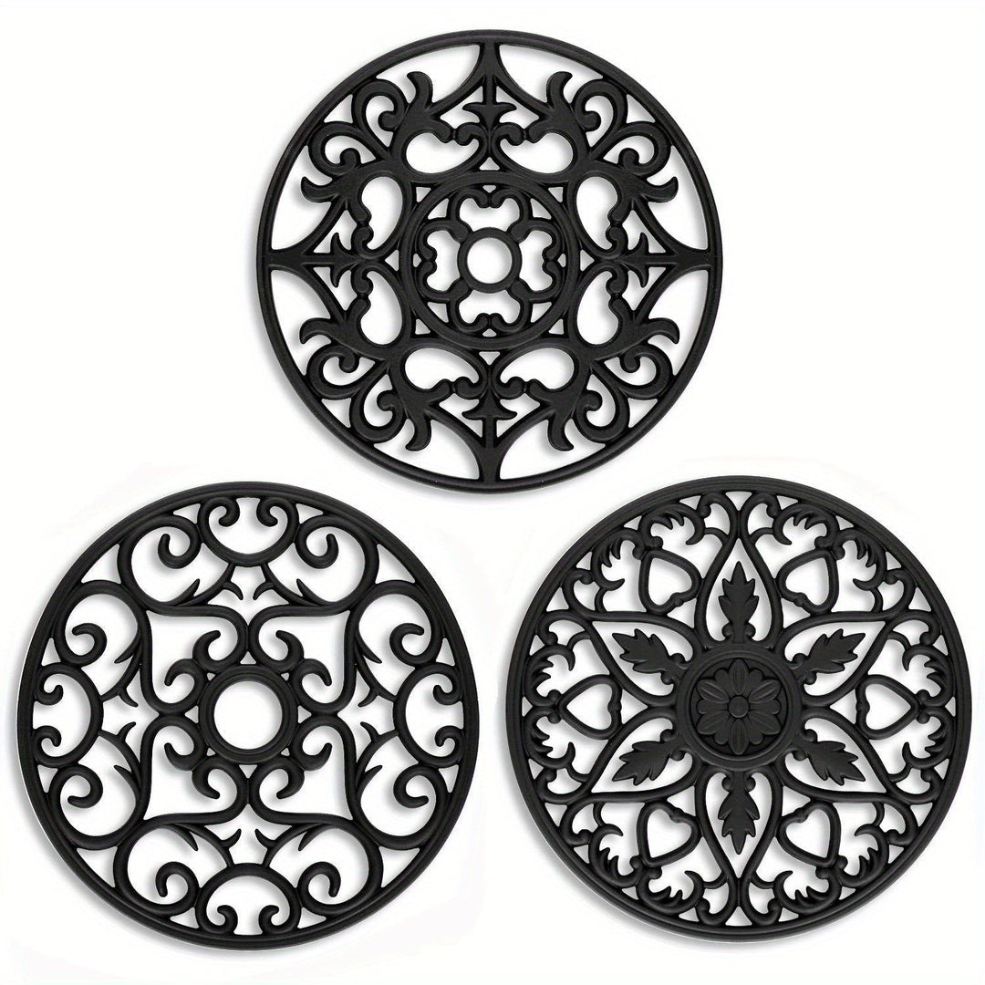 TrivetPro | Heat-Resistant Silicone Kitchen Trivet Set 8