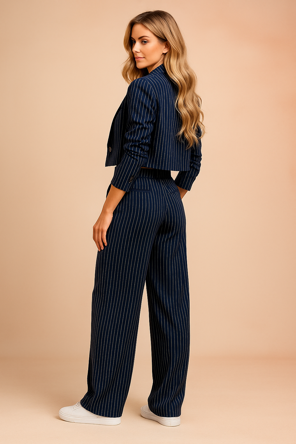 Tulum | Womens Two-Piece Striped Suit 2