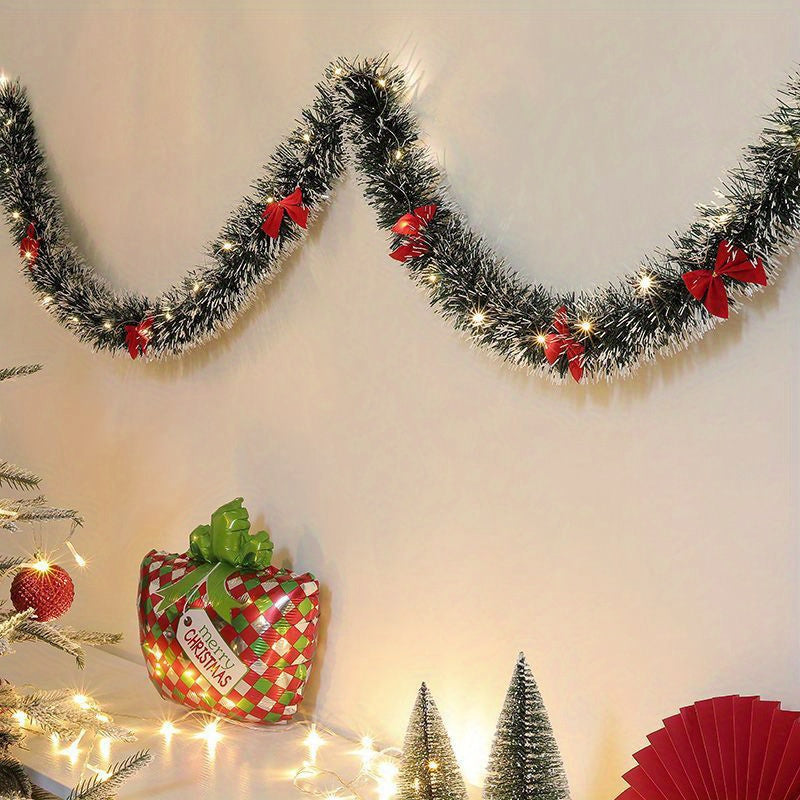 TwinkleTinsel – 2-Piece LED Christmas String Light Set for Indoor & Outdoor Use 2