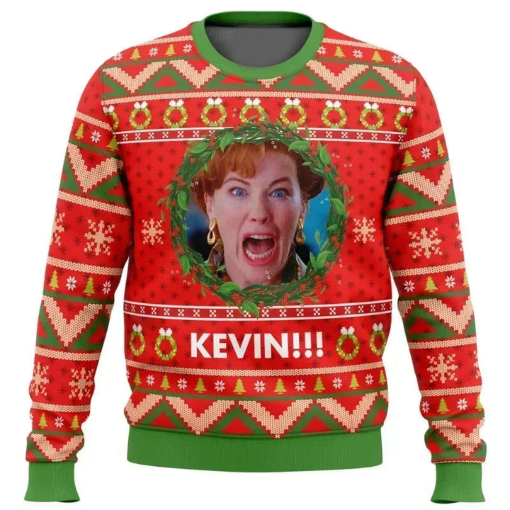 Unisex Festive Christmas Sweater Cozy Knit 0