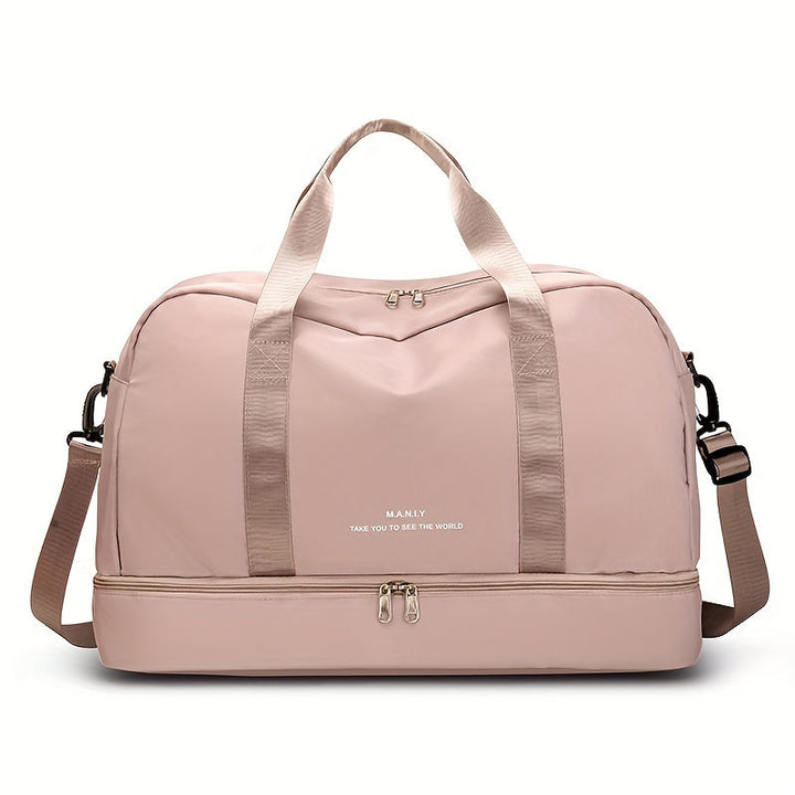 Unisex Spacious Travel Bag for Adventures Vegan Leather 10