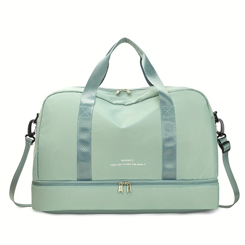 Unisex Spacious Travel Bag for Adventures Vegan Leather 13