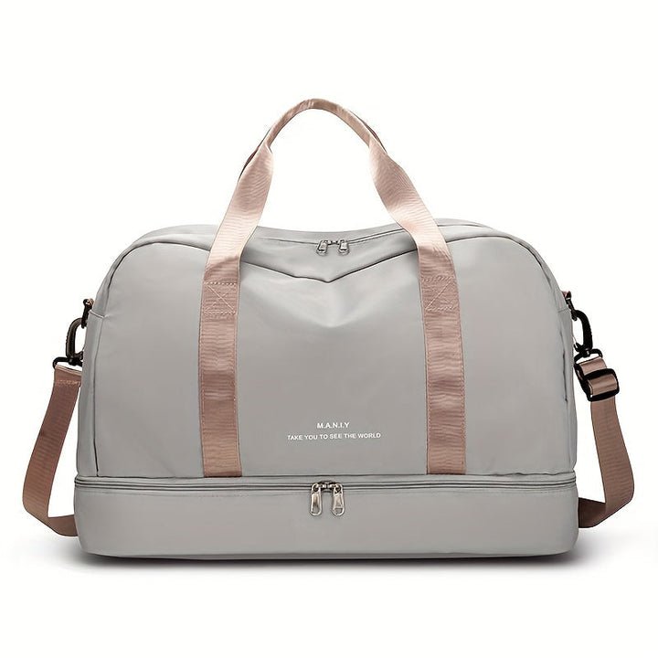 Unisex Spacious Travel Bag for Adventures Vegan Leather 14